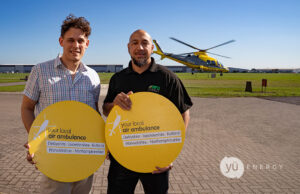 Yü Energy and NFU Energy Raise £5,000 for Air Ambulance Charity
